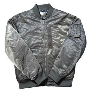 Uniqlo J+Jil Sander Hybrid Down Oversized MA-1 Bomber Jacket Sz S